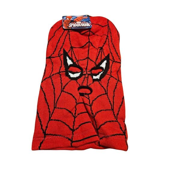 Marvel Ultimate Spider-Man Face Mask Hat Tobbagan - Picture 1 of 4